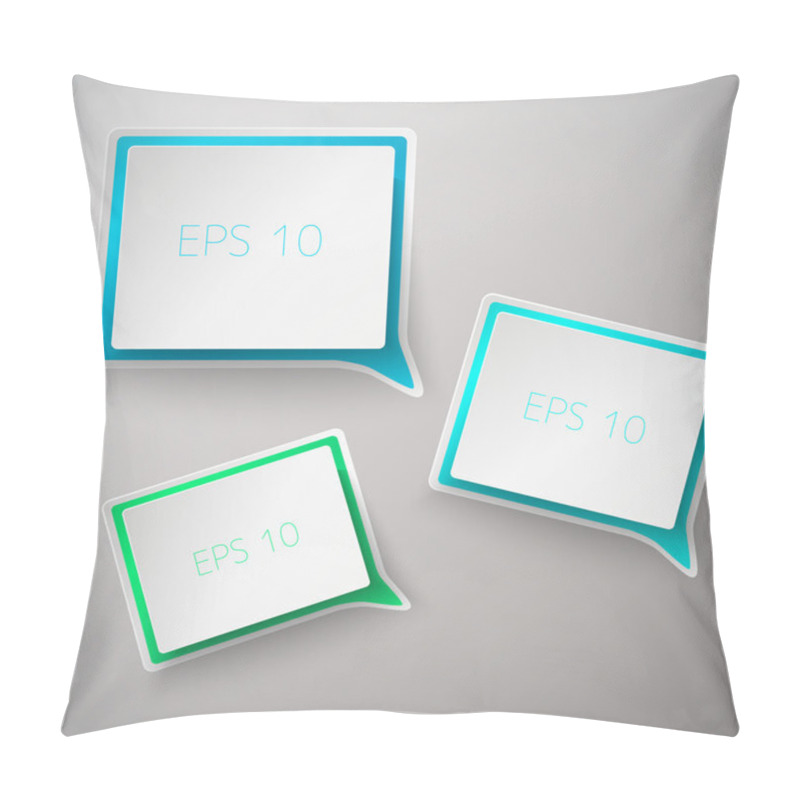 Personality  Set Of Banners With Squares Pillow Covers