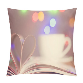 Personality  Book With Heart Pillow Covers