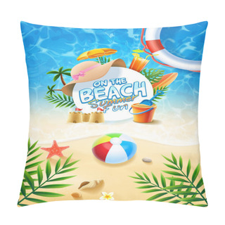 Personality  Summer Party On The Beach Pillow Covers
