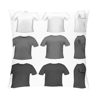 Personality  Men's Polo T-shirts Pillow Covers