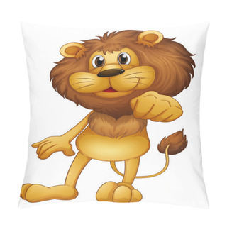 Personality  A Lion Standing Pillow Covers
