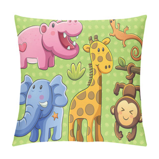 Personality  Cute Animals Collection Pillow Covers