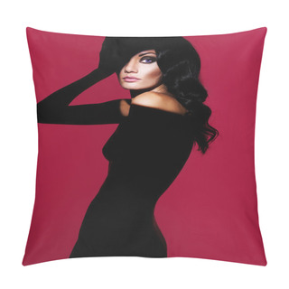 Personality  Surrealistic Young Lady Pillow Covers