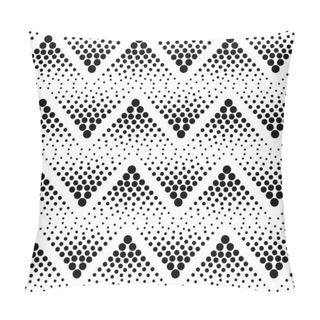 Personality  Black And White Dots Pattern Pillow Covers