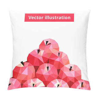 Personality  Vector Illustration Of An Apples Pillow Covers