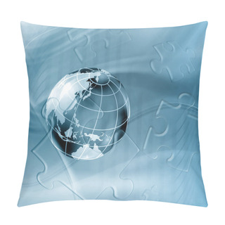 Personality  Geography Abstract Background Pillow Covers