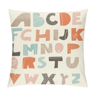 Personality  English Alphabet Pillow Covers