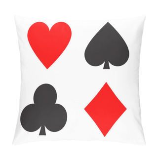 Personality  Playing Cards Signs Pillow Covers