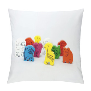 Personality  Wooden Educational Toys Pillow Covers