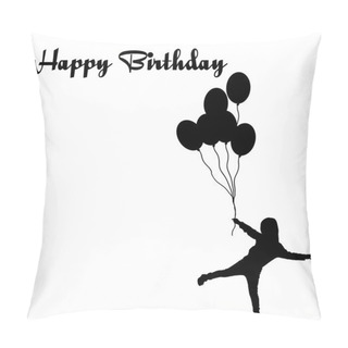 Personality  Happy Birthday. Pillow Covers