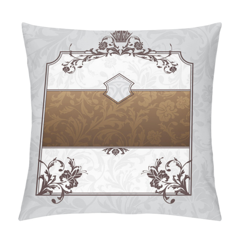 Personality  Royal ornate vintage frame pillow covers