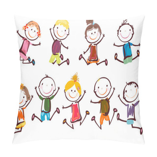 Personality  Happy Kids Pillow Covers