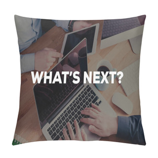 Personality  Businessmen Hands Using Gadgets  Pillow Covers