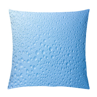 Personality  Blue Drops On Glass Pillow Covers