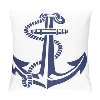 Personality  Anchor Stencil Vector Pillow Covers