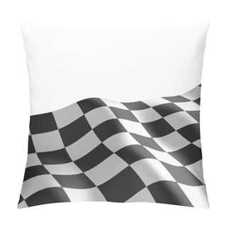 Personality  Checkered Flag Texture. Pillow Covers