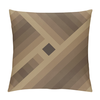 Personality  Brown Line Pillow Covers