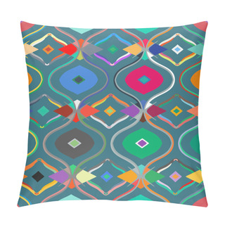 Personality  Vector Seamless Ethnic Pattern Pillow Covers
