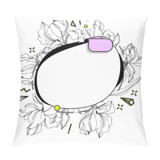 Personality  Vector Label Tags Set. Engraved Ink Art. Isolated Sticker Illustration Element. Pillow Covers