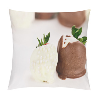 Personality  Chocolate Covered Strawberries Pillow Covers