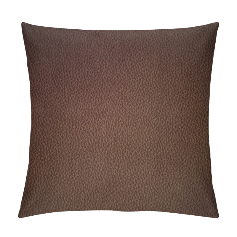 Personality  Seamless Vector Leather Texture Brown Background Pattern Pillow Covers