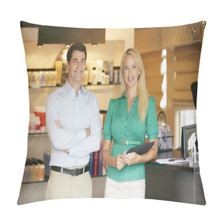 Personality  Managers Of Beauty Product Shop Pillow Covers