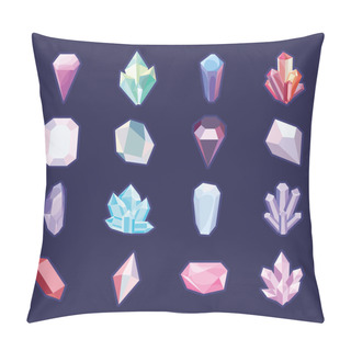 Personality  Crystals And Gems Pillow Covers