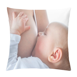 Personality  Mother Is Breast-feeding Her Baby Pillow Covers