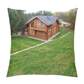 Personality  Wooden Houses Cottages In The Woods Pillow Covers