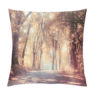Personality  Golden Autumn, Landscape Pillow Covers
