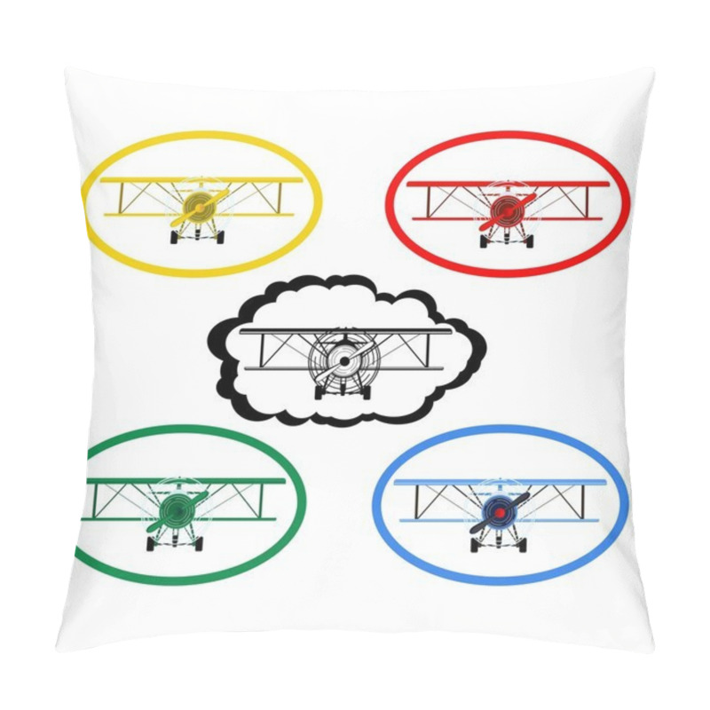 Personality  Aircraft pillow covers