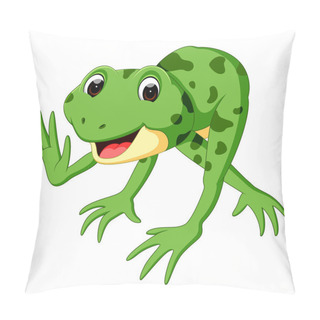 Personality  Funny Cute Frog Cartoon Pillow Covers