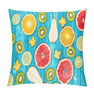 Personality  Set Of Colorful Fruits Pillow Covers