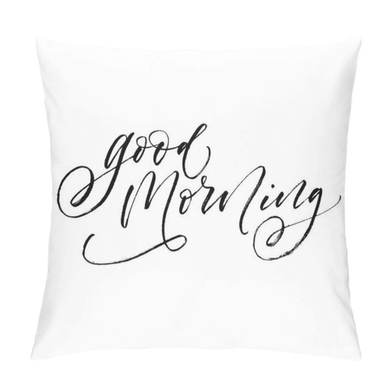 Personality  Good morning postcard. pillow covers
