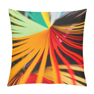 Personality  Colored Bright Quilling Striped Paper Pillow Covers
