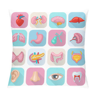 Personality  Human Organs Set Pillow Covers