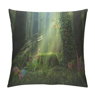 Personality  Fantasy Lights In The Forest Pillow Covers