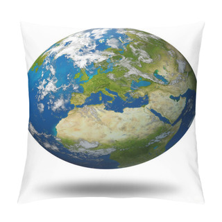 Personality  Planet Earth With Europe Pillow Covers