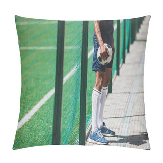 Personality  Soccer Player With Ball Pillow Covers