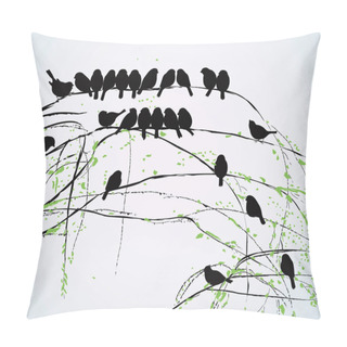 Personality  Spring Birds Pillow Covers