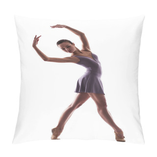 Personality  Beautiful Ballet Dancer Isolated Pillow Covers