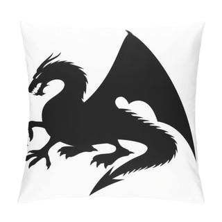 Personality  Vector Sign. Dragon. Pillow Covers