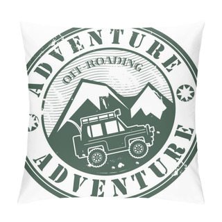 Personality  Offroad Adventure Stamp Pillow Covers