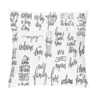 Personality  Lettering Photography Overlay Set. Pillow Covers