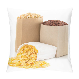 Personality  Cereal Corn Mix In Paper Bag Pillow Covers