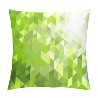 Personality  Background Abstract Polygon Sunlight Through The Trees Pillow Covers
