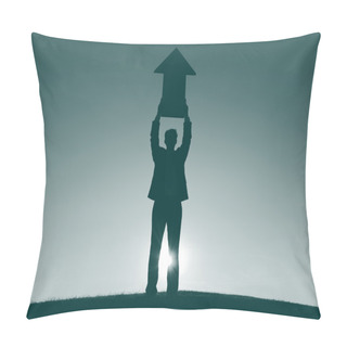 Personality  Man Holding Arrow  Pillow Covers