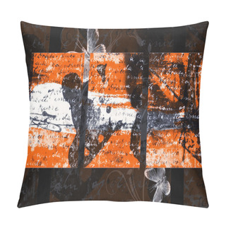 Personality  Abstract Floral Collage Pillow Covers