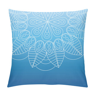 Personality  Flower Shape Mandala Icon Image Pillow Covers