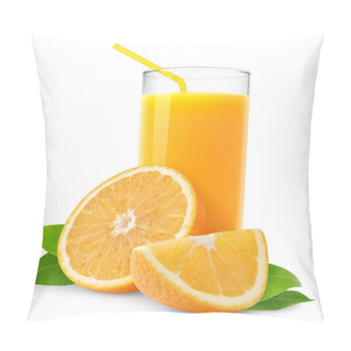 Personality  Orange Juice Pillow Covers